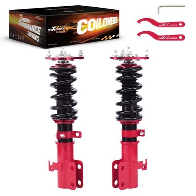 Front 24-Way Damper Shocks Coilover Lowering Kit For Toyota Corolla 2003-2008