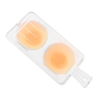 Microwave Oven Egg Poacher 2 Grid Silicone Egg Cooker Kitchen Cooking Gadgets