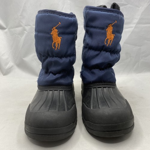 Polo Ralph Lauren Vancouver EZ Pull-On Navy Snow Boots