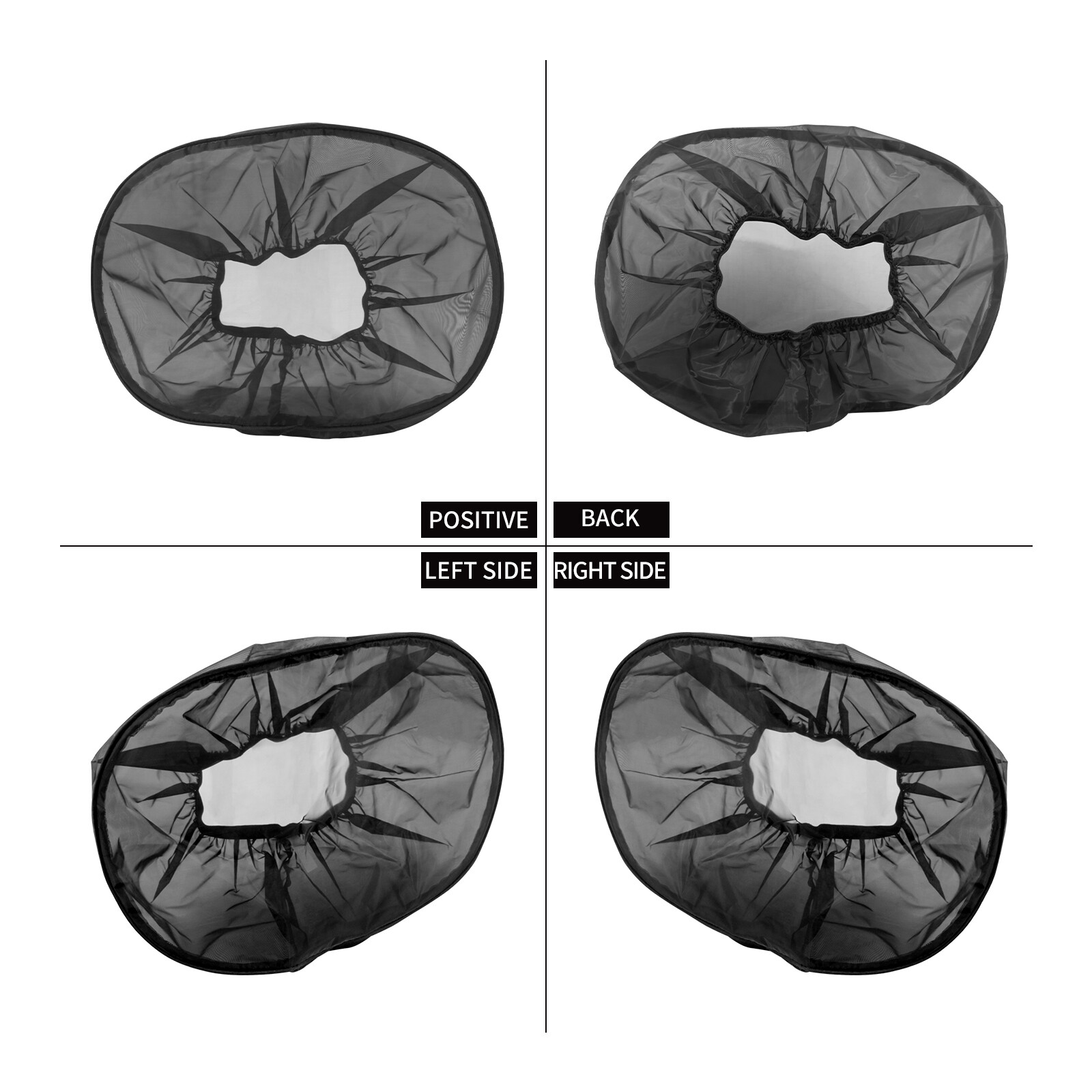 Air Filter Cleaner Oval Rain Sock Cover Dustproof For Harley Touring Softail