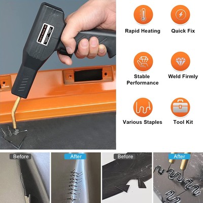 1200x Hot Staple for Car Bumper Fender Welder Stapler Plastic Welding Repair Kit