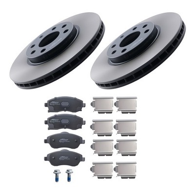 Disques + Plaquettes Frein Avant 260mm for Opel Meriva X03 2003-2010
