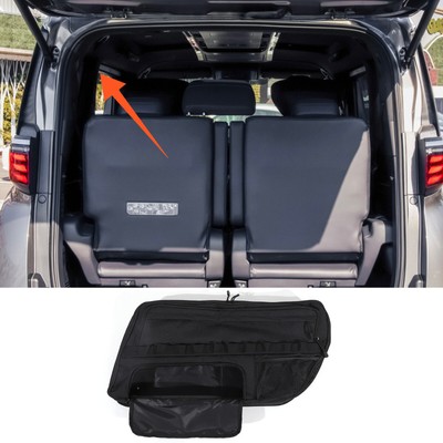 Black Trunk Left Side Window Hanging Storage Bag For Toyota Alphard 2011-2024