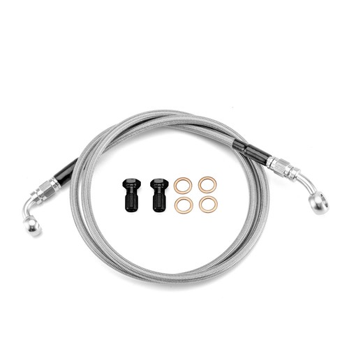 48" Stainless Steel Braided Front Brake Line Kit For Harley Sportster XL Non-ABS