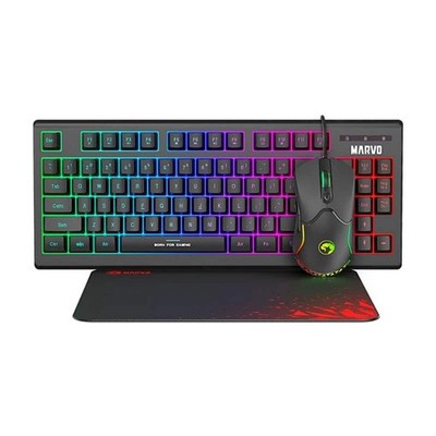 Marvo Scorpion CM310 Loot 30 3 in 1 RGB Wired Gaming UK Layout TKL Keyboard, Mou