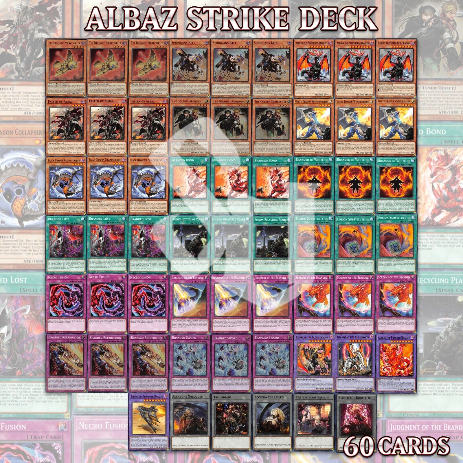 ALBAZ STRIKE DECK 60 | Albion Dragon Fallen Swordsoul ALBAZ STRIKE DECK 60 | Albion Dragon Fallen Swordsoul