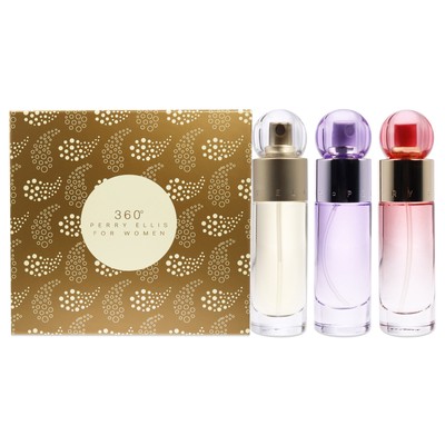 Pack of 2 360 by Perry Ellis for Women - 3 Pc Gift Set