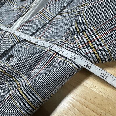 Pre-owned Veronica Beard Multi Glenn Beacon Dickey Plaid Blazer Jacket Women's Size 12