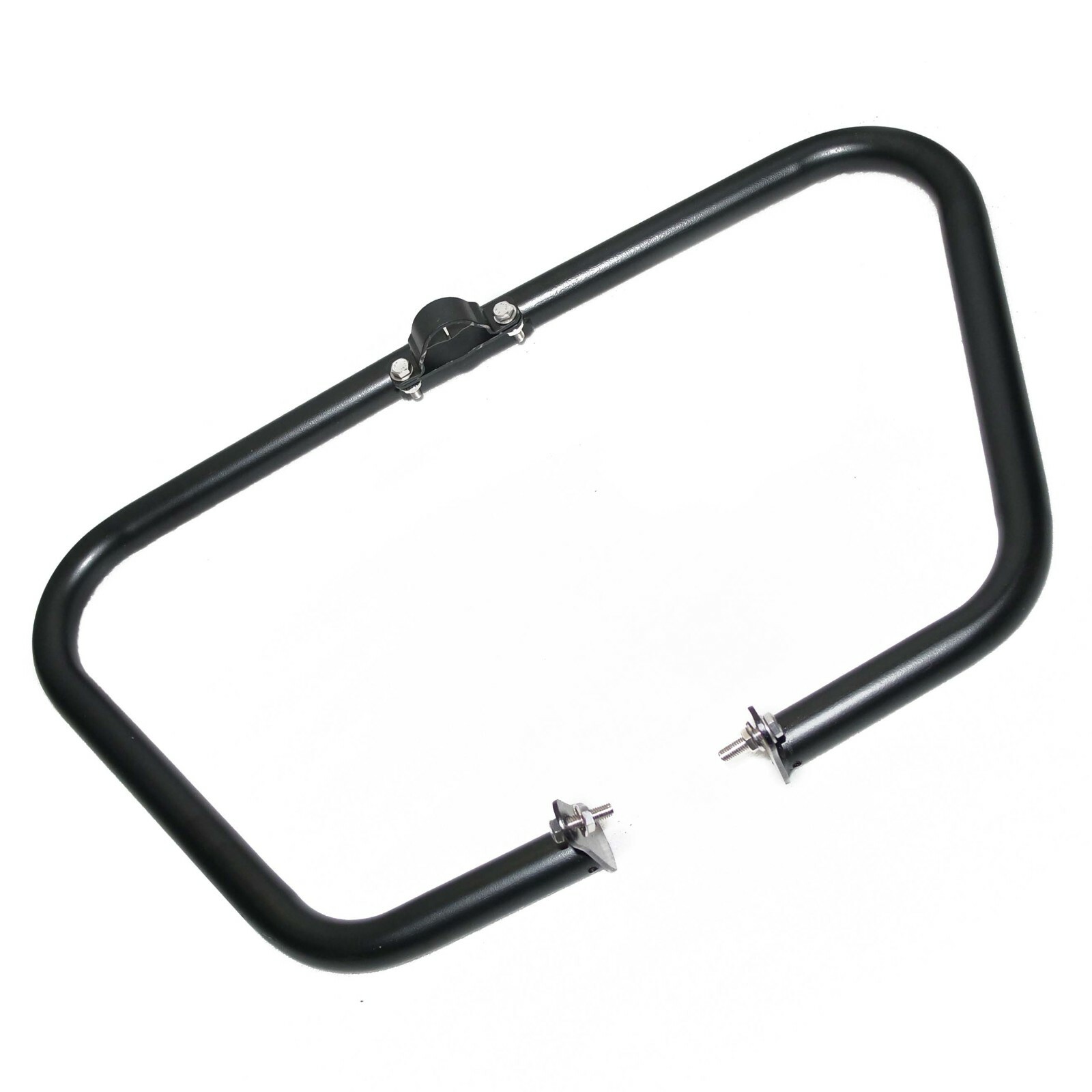 Fits Royal Enfield Classic Electra Front Leg Guard Crush Bar Steel Black 