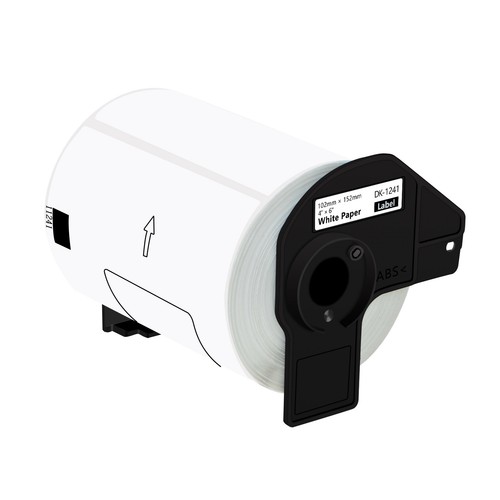6Rolls 4"x6" Large White Paper Shipping Labels DK-1241 for Brother QL-1110NWB