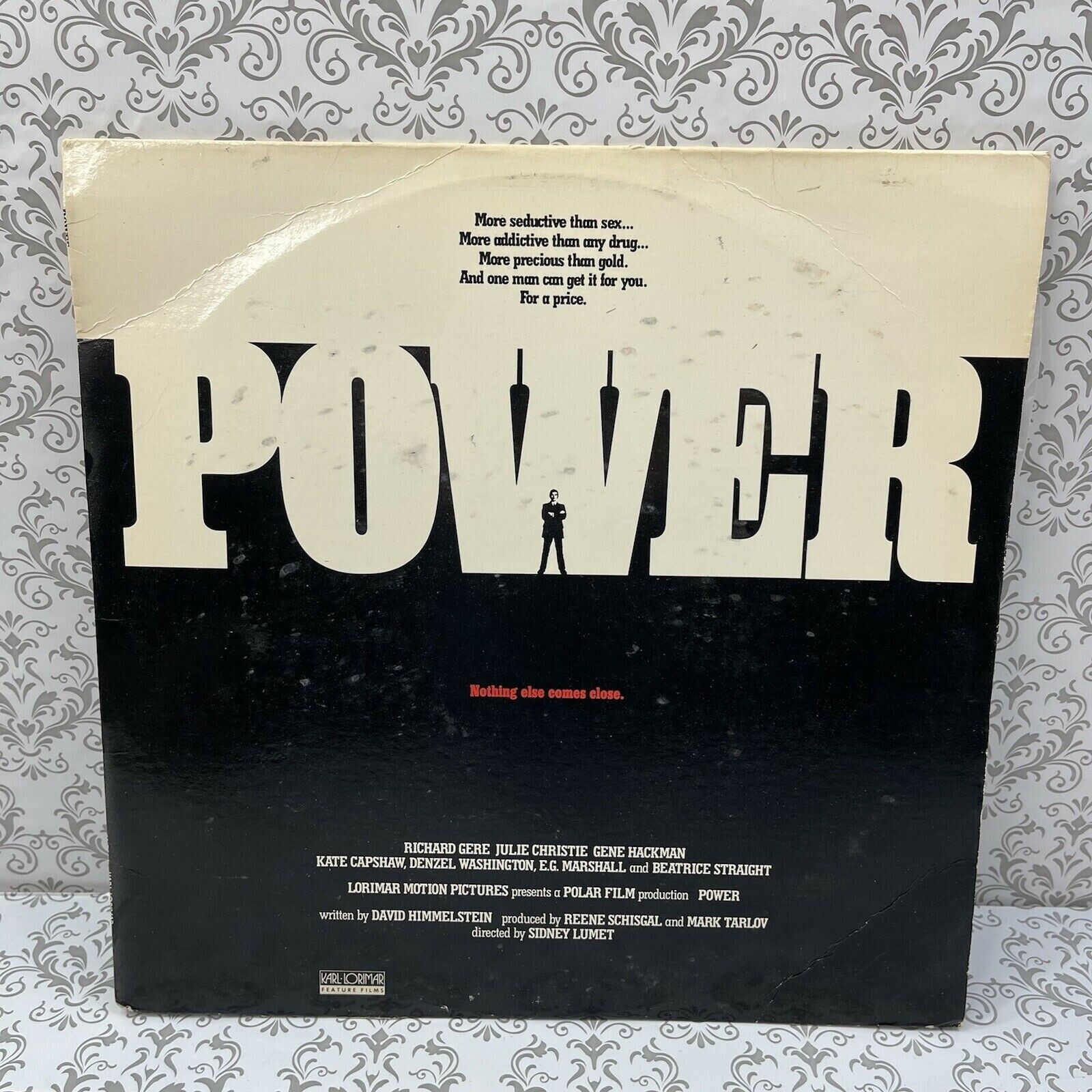 POWER - Richard Gere Laser Disc Movie Gene Hackman 1986 | eBay