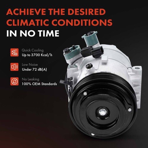 A/C Compressor with Clutch for Hyundai Elantra GT Kia Forte Forte Koup Forte5