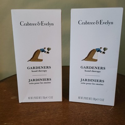 LOT OF 2 CRABTREE & EVELYN - GARDENERS - HAND THERAPY CREAM -SEALED