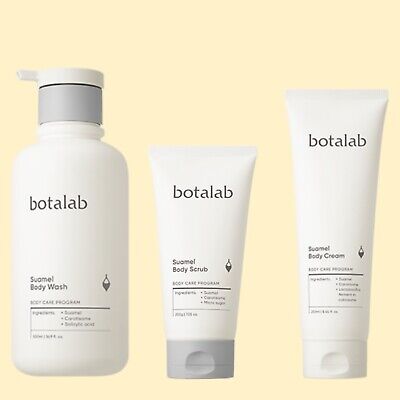 Incellderm Botalab Suamel Body Care Wash Scrub Cream 3pcs Set K-beauty