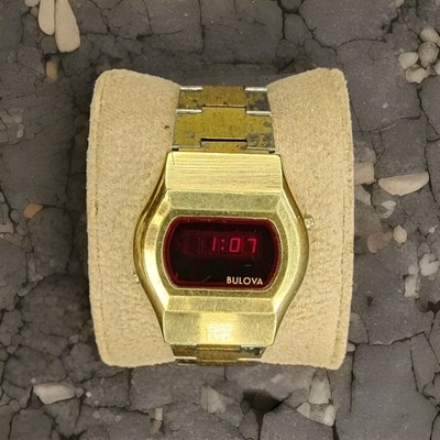 Bulova digital watch vintage sale