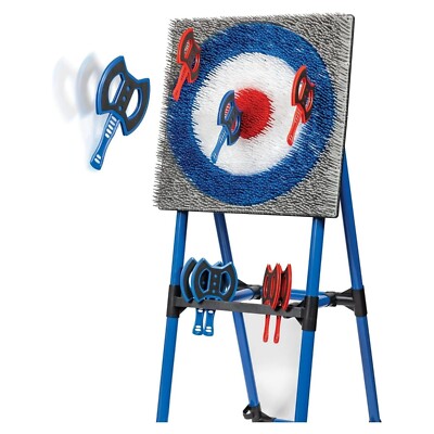Eastpoint 8 Axes Outdoor Steel Throwing Set, Game, Folding Frame, Sturdy Adults