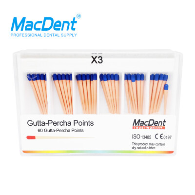 MacDent Dental Gutta Percha Points/Absorbent Paper Points Endodontic Root Canal