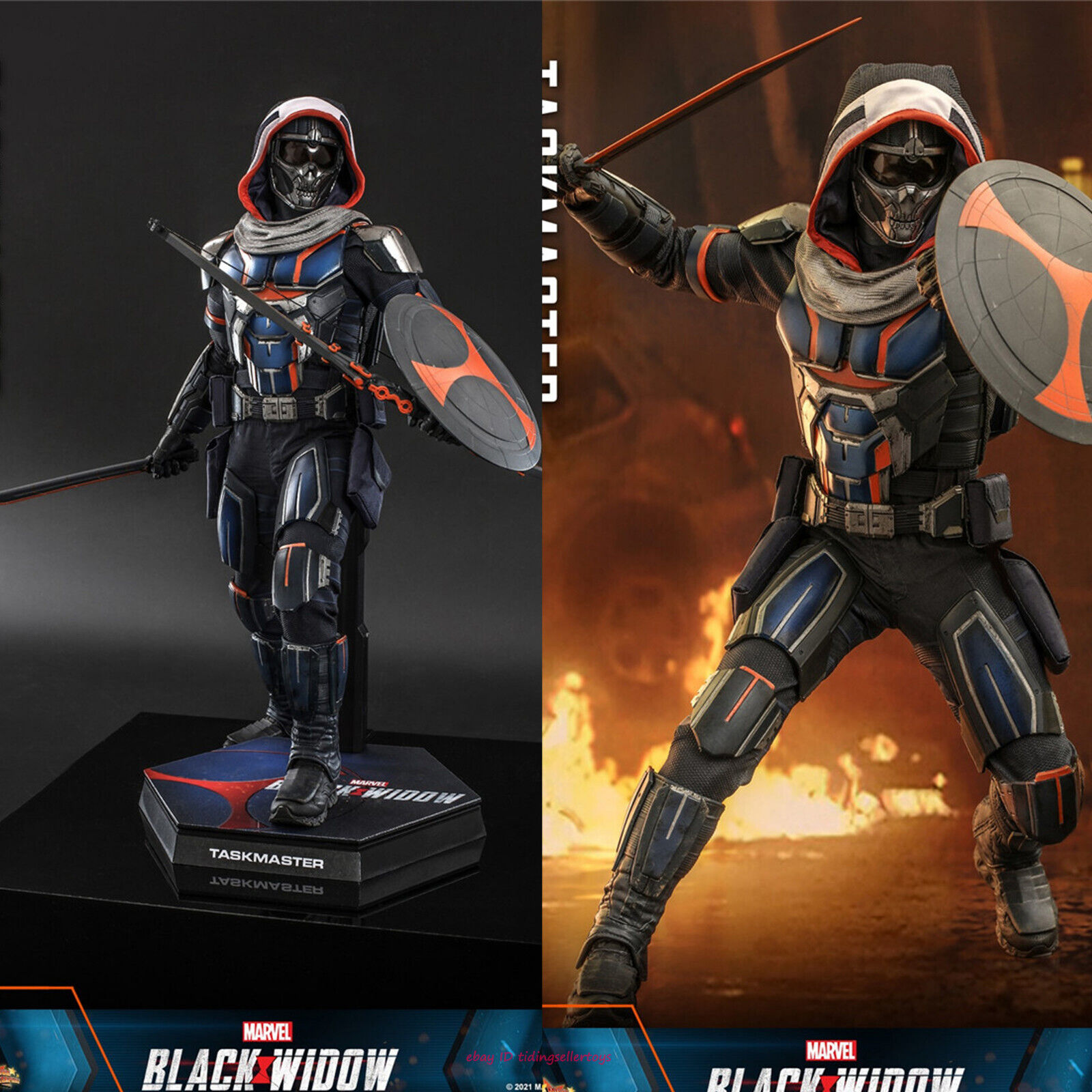 Hot Toys Black Widow Taskmaster 1/6 Scale Male Figure Model Hot Toys Black Widow Taskmaster 1/6 Scale Male Figure Model