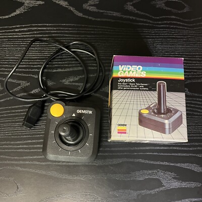 1983 Gemini Aftermarket Atari Joystick/Gemstik With Box *Tested*