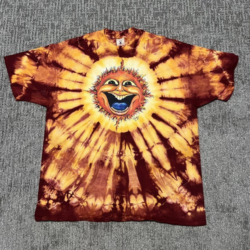 Vtg Mike Dubois T Shirt XL Sun Tie Dye 1987 Single Stitch