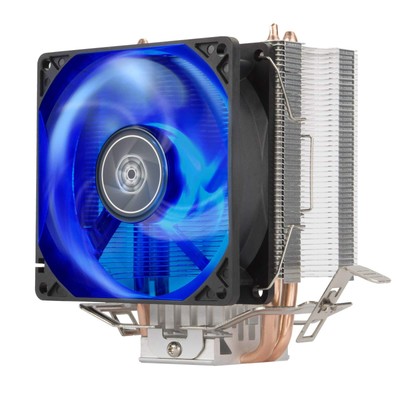 KR03 Krypton CPU Cooler, 92mm Blue LED Fan, 2000 RPM, Hydraulic Bearing, Copp...