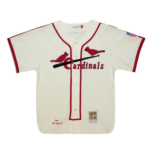 

MITCHELL - NESS MLB HOME JERSEY ST LOUIS CARDINALS 1944 STAN MUSIAL, Cream