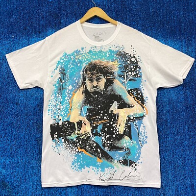 Kurt Cobain Underwater Nevermind Signed Promo Grunge Tee L
