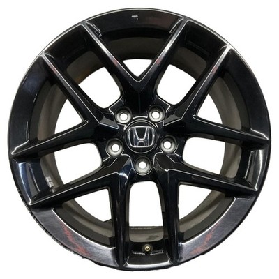 2023-2024 Honda Civic Wheel 18x8 Alloy 5 V Spoke Gloss Black Factory OEM Part