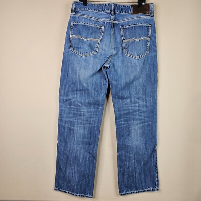 Rock And Roll Jeans 36x34 Double Barrel Relaxed Straight Leg Blue Denim Pants #4