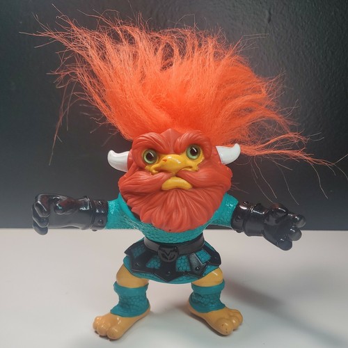 Viking Battle Troll Vtg 90s Action Figure 1992 Hasbro Red Beard