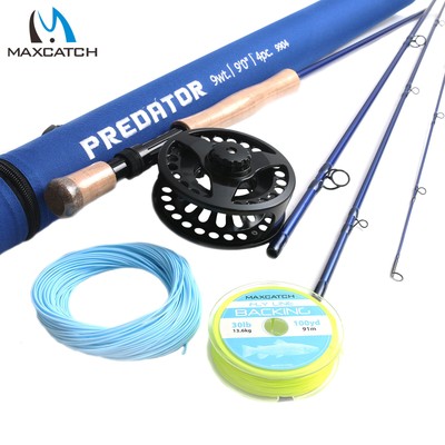 Aventik 3//5//7//9WT Fly Reel Combo Aluminum Fly Fishing Reel /& Fly Line /& Backing
