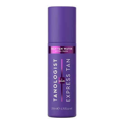 Express Self Tan Water, Extra Dark - Hydrating Sunless Tanning Water, Vegan a...