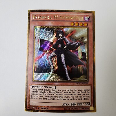 Kozmoll Wickedwitch - PGL3-EN029 - Gold Secret Rare - LP - 1st ed