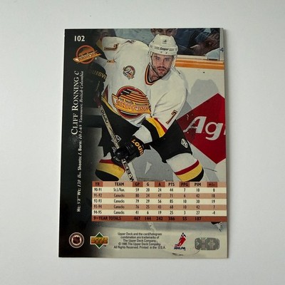 1995 Upper Deck Hockey #102 Cliff Ronning Electric Ice