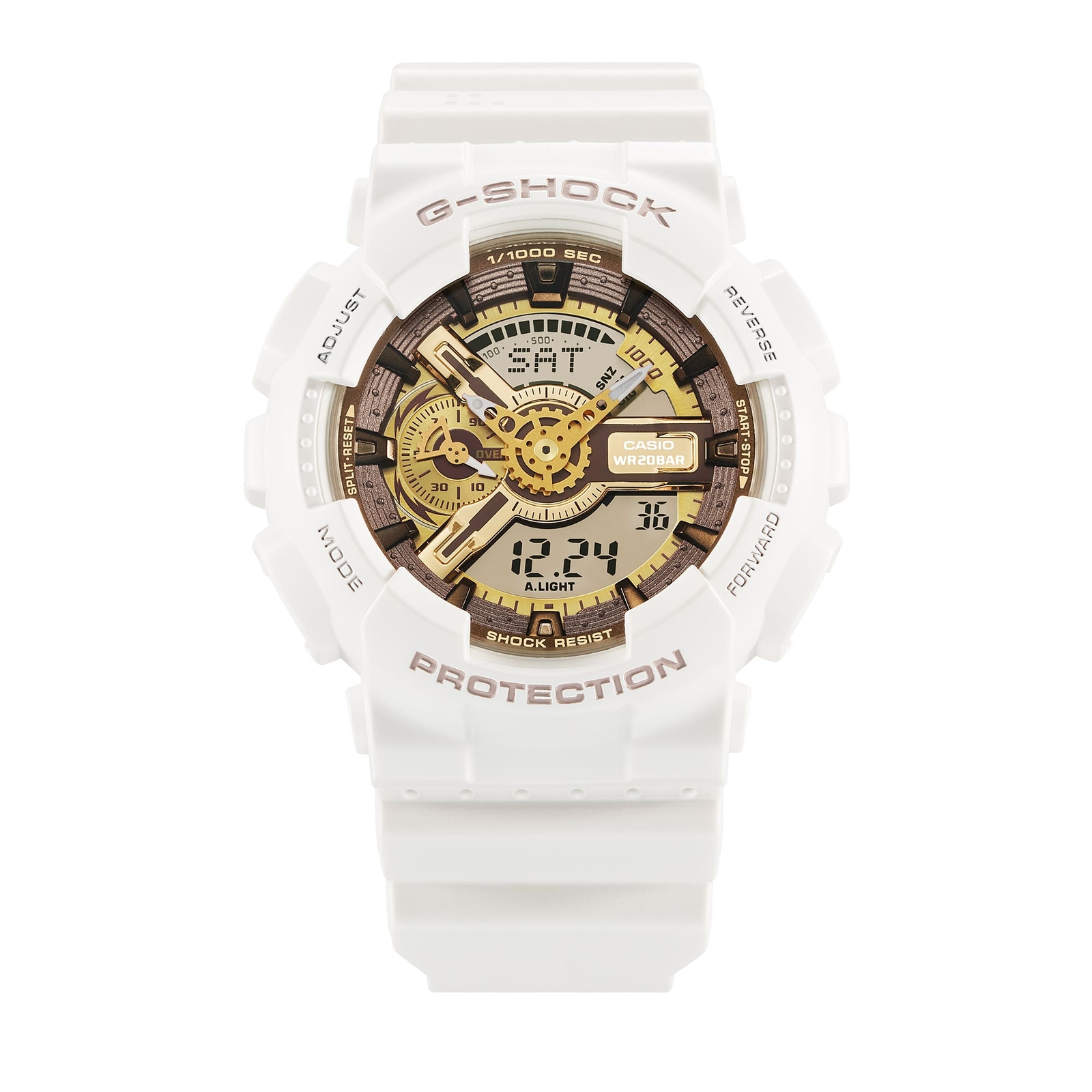 Pre-owned Casio Presents Lover's Collection 2022 Limited Lov-22a-7ajr White Pair Watch