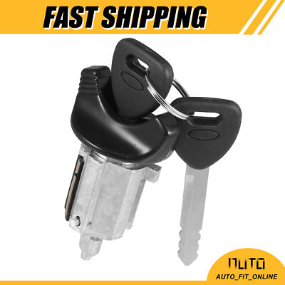 Car Ignition Switch Lock Cylinder w/ Key F3DZ11582E Replace ONE Custom for Ford