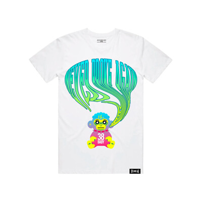 White Never Broke Again Spiral Tee