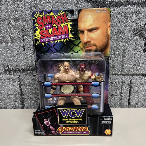 TOYBIZ WCW トイビズ WWE バンバン・ビガロ&ゴールドバーグ WWE Wrestling WCW Power Slam Wrestlers HAK 6 Action Figure