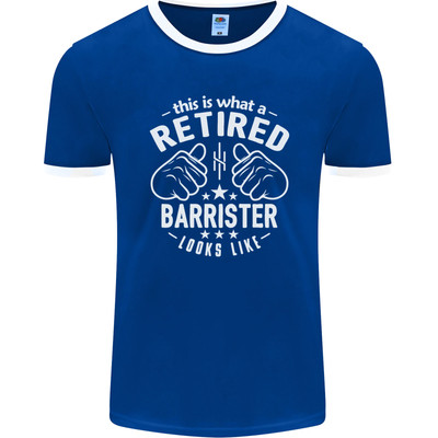 This Is What a Retired Barrister Looks Like Mens Ringer T-Shirt FotL