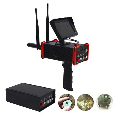 LCD Metal Detector 15M Depth Sensitive Searching Underground Scanner Finder Kits