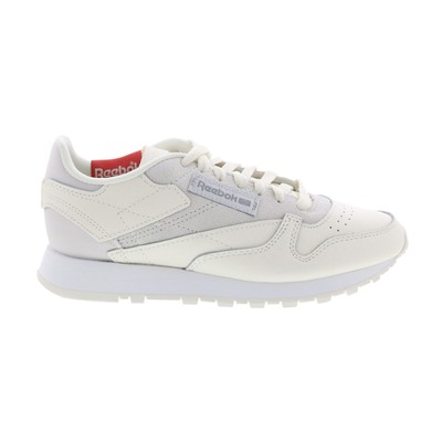 Reebok Classic Leather GX6201 Женские Бежевые Кожаные Кроссовки Lifestyle Обувь