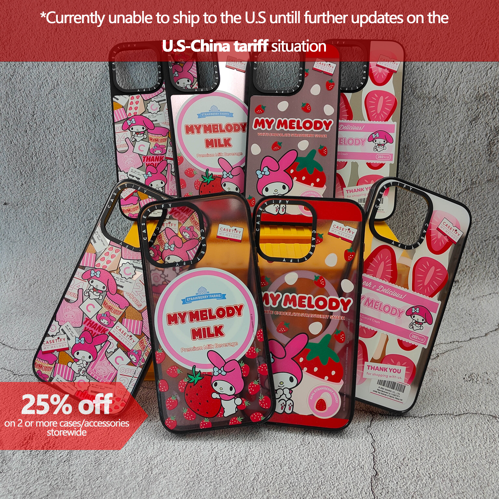 Sanrio Characters My Melody CASETiFY Phone Case iphone 16