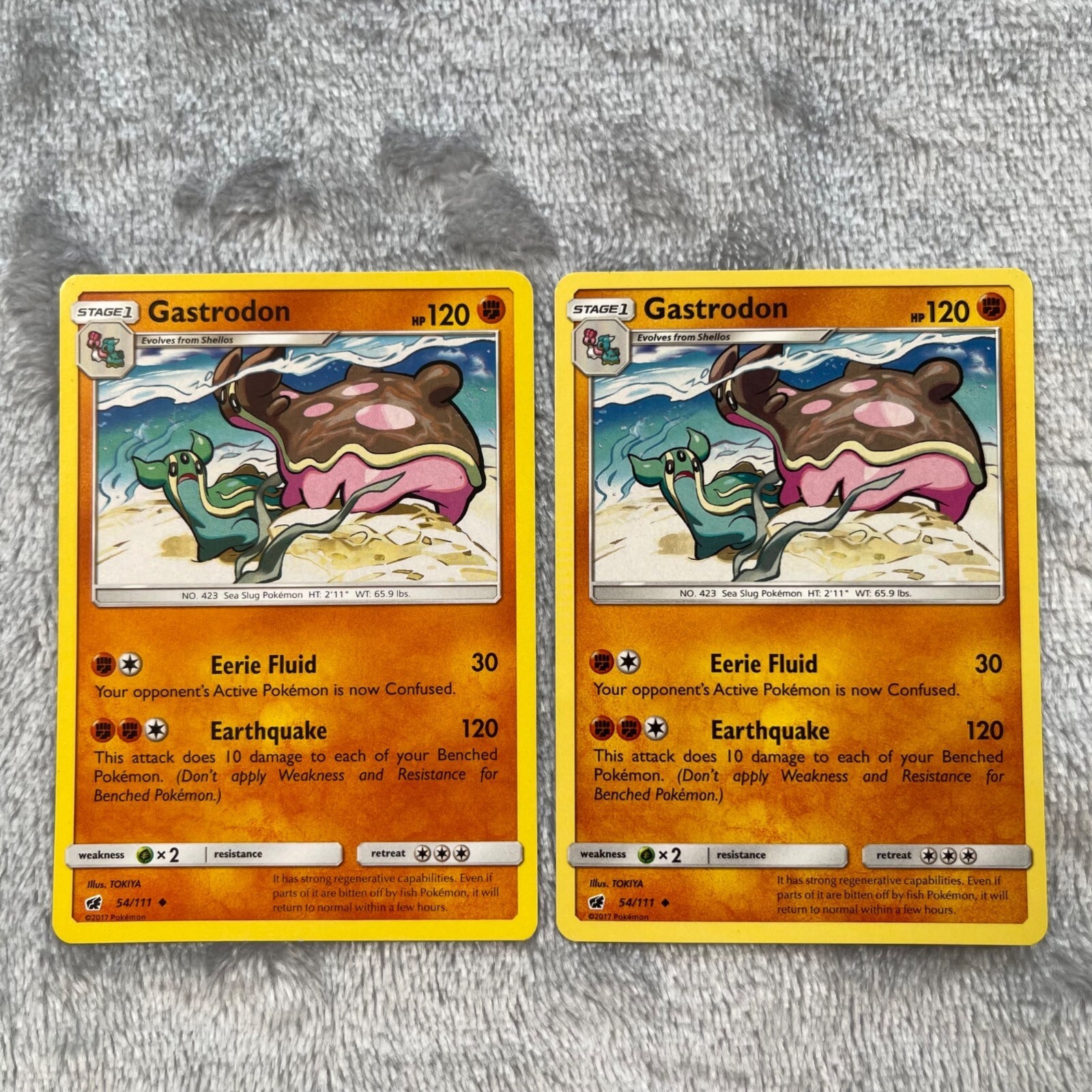 Gastrodon 2x 54/111 - Crimson Invasion - Uncommon - Pokemon