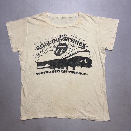 The Rolling Stones 1972 Tシャツ Vintage Rolling Stones '72 Tour Philadelphia Tee