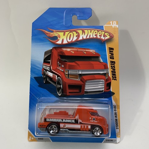 Rapid Rescue Red Ambulance 2010 New Models (3983)