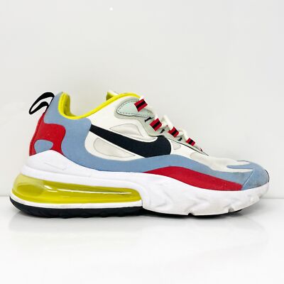 

Nike Womens Air Max 270 React AT6174-002 Белые кроссовки кроссовки размер 6,5, Белый, Air Max 270 React