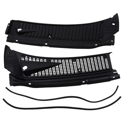 Windshield Wiper Vent Cowl Screen Cover Grille Panel Set For 99-07 Ford F250
