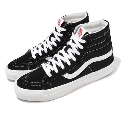 Vans Vault OG Sk8-Hi LX Canvas Black White Men Unisex Casual Shoes VN0A4BVBOIU