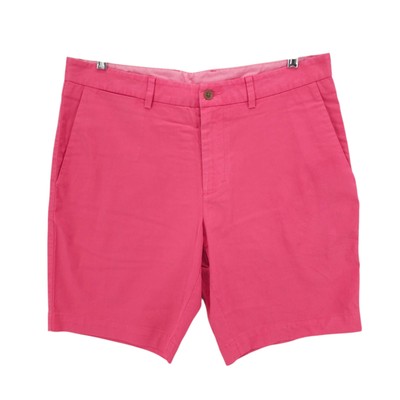 NWT B DRADDY Big Daddy Cool Short Pink Red Chino Cotton Stretch Size 34