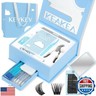 KevKev DIY Lash Extension Kit Lash Clusters 96 Pcs and Lash Glue for Cluster Lashes(Cirrus, D-10-16mix)